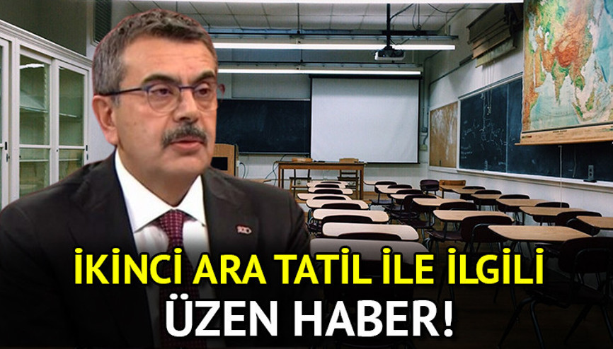 Öğrencilere ikinci ara tatil ile ilgili üzen haber Milli Eğitim Bakanı Yusuf Tekin’den açıkladı: Ara tatil kalkıyor mu Öğrencilere ikinci ara tatil ile ilgili üzen haber Milli Eğitim Bakanı Yusuf Tekin’den açıkladı: Ara tatil kalkıyor mu