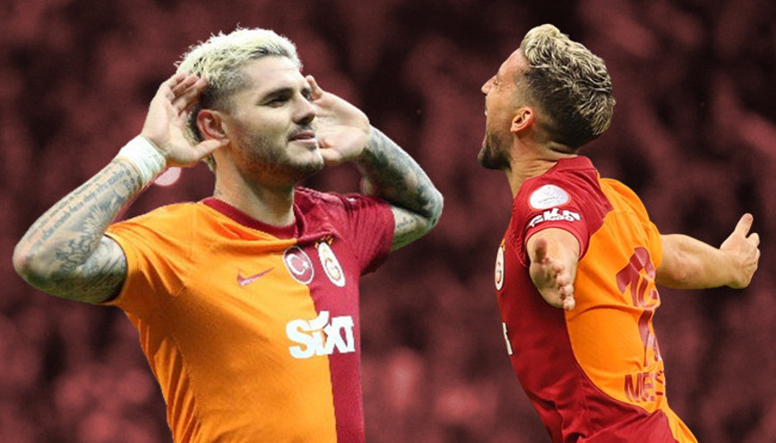Mauro Icardi, Galatasaray - Alanyaspor maçında gol orucunu bozdu Mertens bir ilki yaşadı...