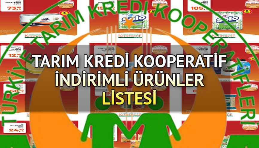 Tarım Kredi Kooperatif Market kataloğu yeni ürün listesi tamamı: 30 Kasım Tarım Kredi Kooperatif marketlerinde hangi ürünler indirimli Bakliyat ürünleri, sıvı yağ, peynir çeşitleri raflarda