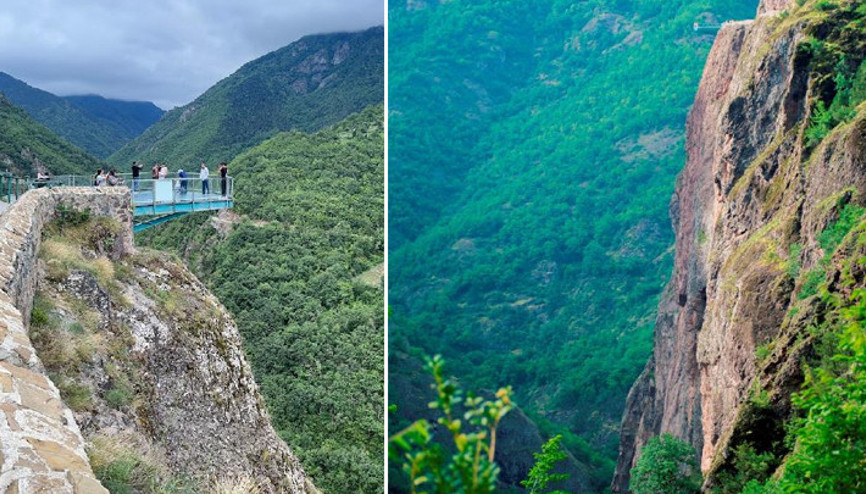 Artvinde korkunç olay: Cam seyir terasından düşen kadın hayatını kaybetti