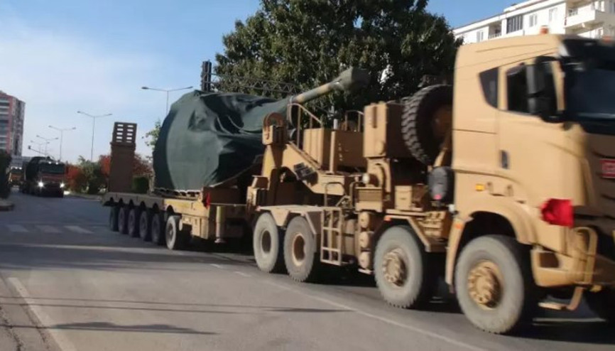 Fırat Kalkanı bölgesine askeri sevkiyat