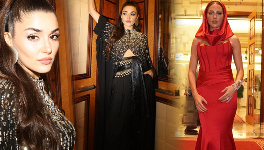 Kızıldeniz Uluslararası Film Festivaline Hande Erçel ve Meryem Uzerli damgası