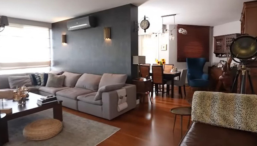 Sanat galerisi değil, dubleks daire... Ünlü çift burada yaşıyor