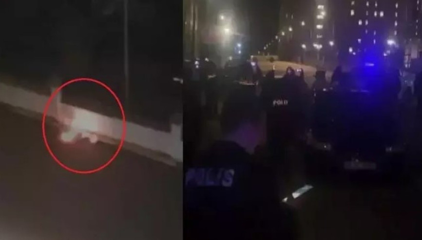 Bursada camdan atılan valiz paniğine sebep oldu