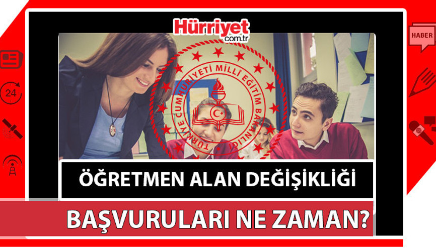 ÖĞRETMEN ALAN DEĞİŞİKLİĞİ 2023 MEB Öğretmen alan değişikliği ne zaman 2024 Alan değişikliği başvurusu nasıl yapılır Bakan Tekin müjdeyi verdi