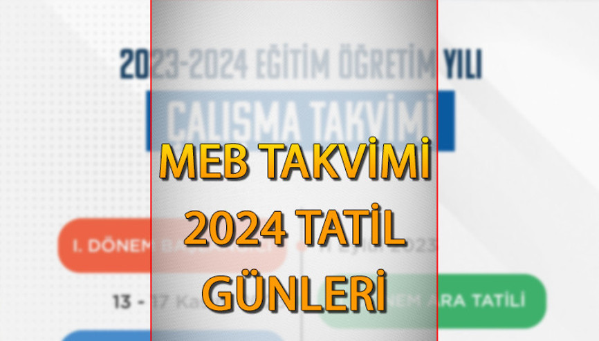 YARIYIL TATİLİ NE ZAMAN 2024 || İkinci ara tatil, yaz tatili ne zaman, Okullar ne zaman kapanacak 2024 MEB Takvimi 2023-2024 YARIYIL TATİLİ NE ZAMAN 2024 || İkinci ara tatil, yaz tatili ne zaman, Okullar ne zaman kapanacak 2024 MEB Takvimi 2023-2024
