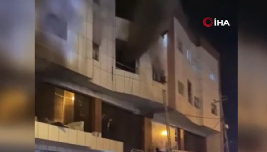 Erbil’de öğrenci yurdunda yangın: 14 ölü