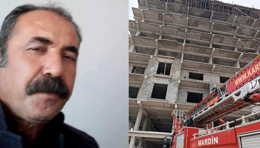 Mardinde inşaat işçisinin kahreden ölümü