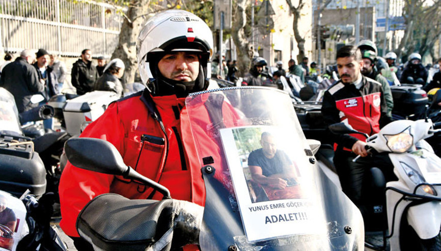 Motosikletlerle Yunus Emre sürüşü