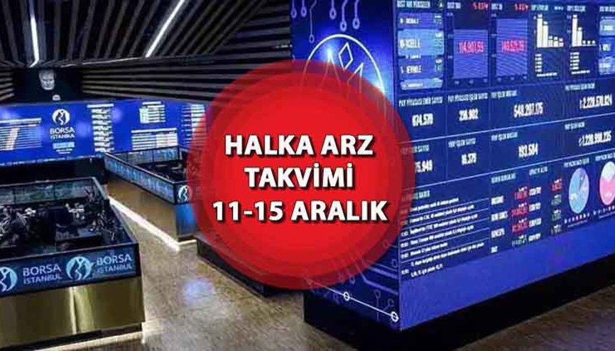 HALKA ARZ TAKVİMİ 14-15 ARALIK 2023: Perşembe ve cuma günü hangi şirketler halka arz oluyor Bugün yeni halka arz var mı HALKA ARZ TAKVİMİ 14-15 ARALIK 2023: Perşembe ve cuma günü hangi şirketler halka arz oluyor Bugün yeni halka arz var mı