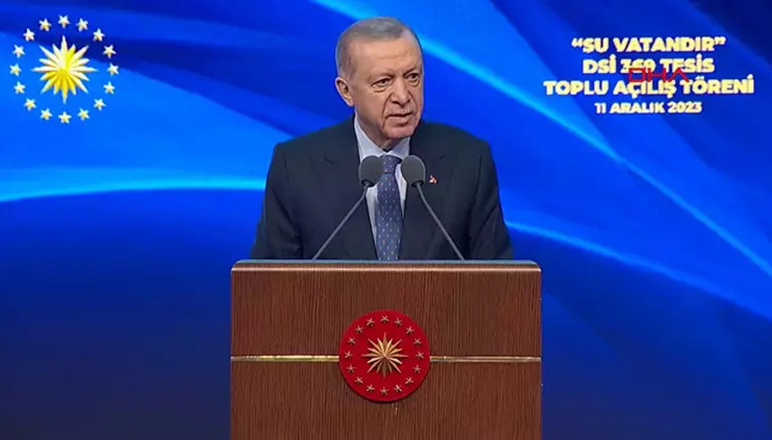 Cumhurbaşkanı Erdoğan: Türkiyenin boşa harcayacak bir damla dahi suyu yok