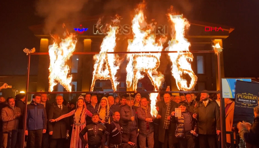 Turistik Doğu Ekspresi Karsta coşkuyla karşılandı