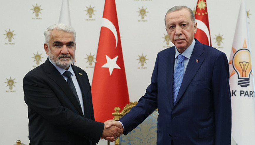 Cumhurbaşkanı Erdoğan, HÜDA PAR Genel Başkanı Zekeriya Yapıcıoğlunu kabul etti