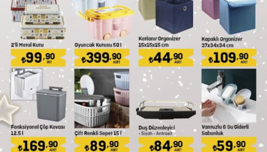 Migros 14 Aralık-3 Ocak 2024 İndirimli Ürünler Kataloğu: Mixer, Çay Makinesi, Airfryer, Fanlı Isıtıcı ve Televizyon