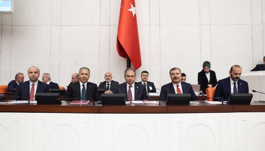 İçişleri ve Sağlık bakanlıkları bütçe görüşmeleri başladı