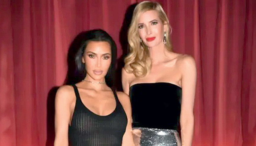 Kardashian ve Ivanka kanka oldu