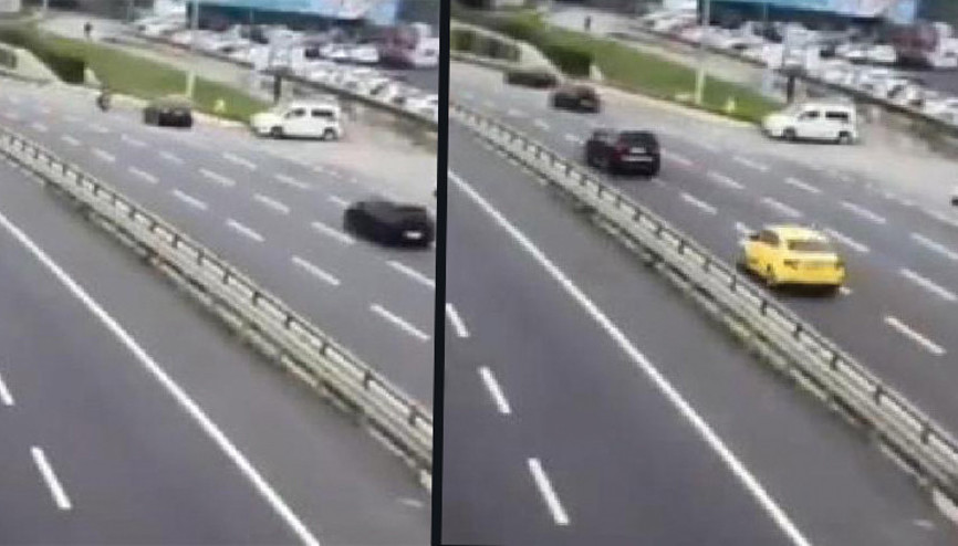 Somali Cumhurbaşkanının oğlunun kuryeye çarptığı kazanın yeni görüntüleri ortaya çıktı