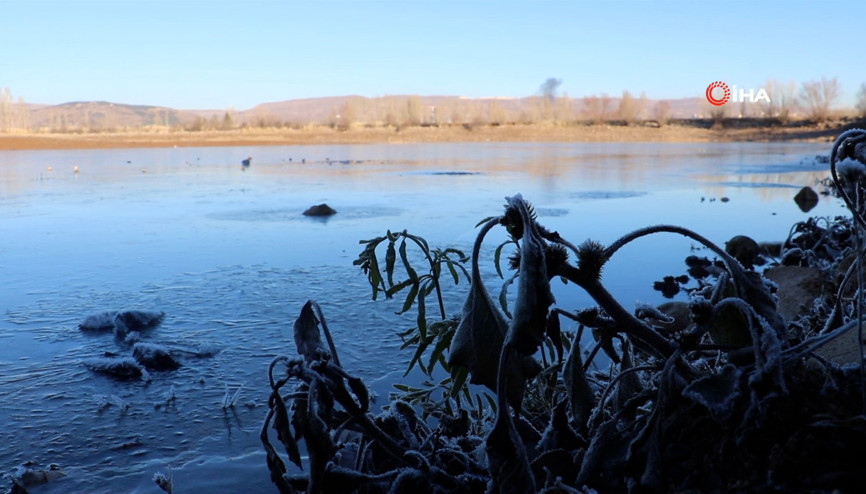 Sivas eksi 12yi gördü, göller buz tuttu