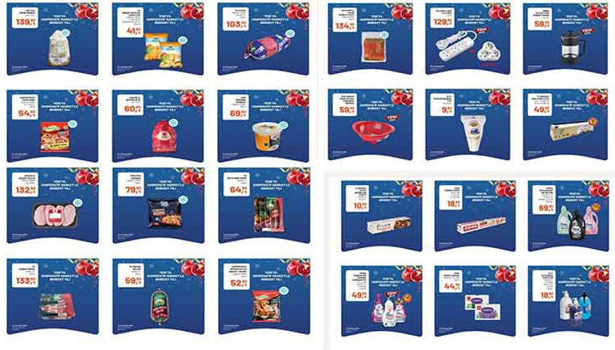 Tarım Kredi marketleri 19-31 Aralık indirimli ürünler listesi Tarım Kredi Kataloğu’nda şarküteri, temizlik ürünleri, kahvaltılık malzemeler, içecek çeşitleri satışa çıkıyor