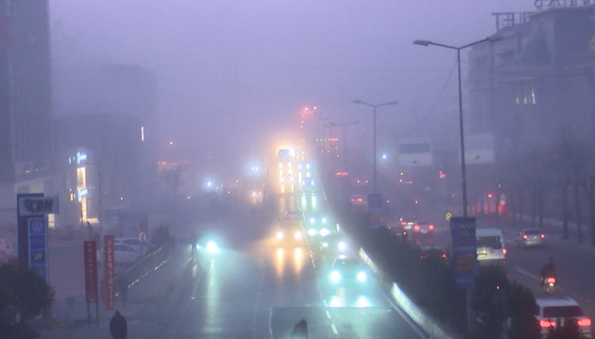 İstanbulda sis: Görüş mesafesi düştü