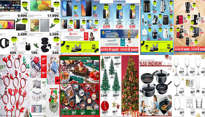 CarrefourSA 21-31 Aralık Kataloğu (İndirimli ürünler listesi) | Yılbaşı ağacı, süslemeler, dik saplı süpürge, Airfryer, yemek takımı, tablet ve televizyon çeşitleri CarrefourSA 21-31 Aralık Kataloğu (İndirimli ürünler listesi) | Yılbaşı ağacı, süslemeler, dik saplı süpürge, Airfryer, yemek takımı, tablet ve televizyon çeşitleri