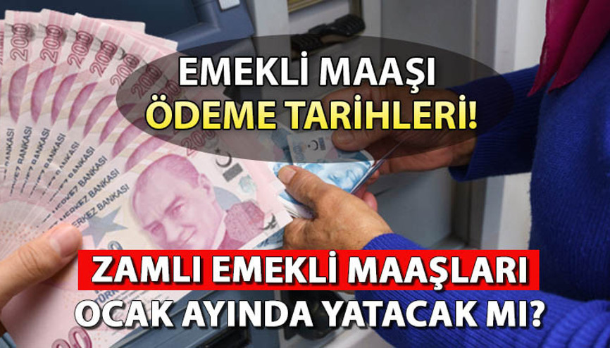 ZAMLI EMEKLİ MAAŞLARI NE ZAMAN YATACAK Yeni maaşlar Ocak ayında yatar mı Zamlı emekli aylığı ödeme tarihleri 2024 ZAMLI EMEKLİ MAAŞLARI NE ZAMAN YATACAK Yeni maaşlar Ocak ayında yatar mı Zamlı emekli aylığı ödeme tarihleri 2024