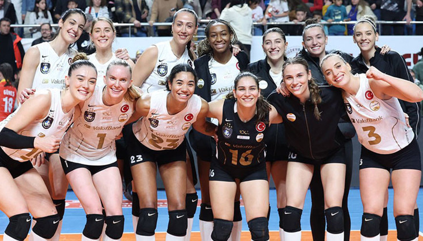 VakıfBank, sezonun ilk yarısını galibiyetle kapattı