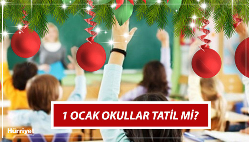 1 OCAK PAZARTESİ OKULLAR TATİL Mİ, YARIM GÜN MÜ Yılbaşı tatili kaç gün olacak, ne zaman başlıyor İşte 2024 yeni yıl tatil tarihleri
