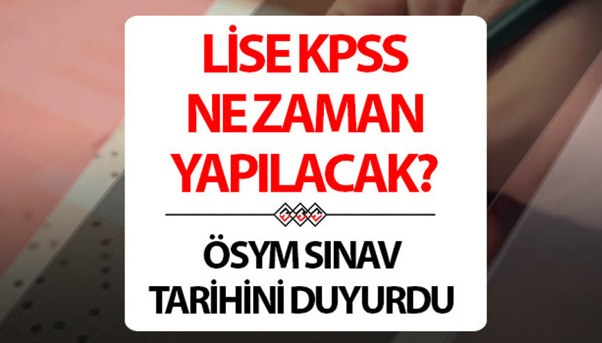 Ortaöğretim KPSS ne zaman Lise KPSS başvuru ve sınav tarihleri 2024 Ortaöğretim KPSS ne zaman Lise KPSS başvuru ve sınav tarihleri 2024
