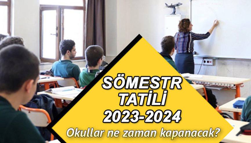 SÖMESTR TATİLİ NE ZAMAN | Okullarda 1. dönem hangi tarihte sona erecek Yarıyıl tatili kaç gün sürecek SÖMESTR TATİLİ NE ZAMAN | Okullarda 1. dönem hangi tarihte sona erecek Yarıyıl tatili kaç gün sürecek