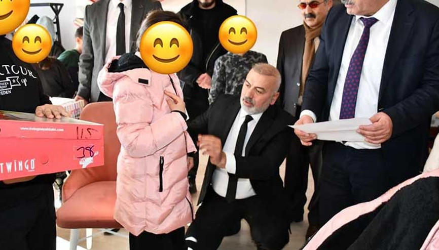 Kayserili iş insanlarından mont yardımı