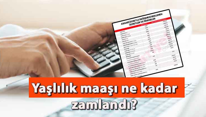 YAŞLILIK MAAŞI NE KADAR OLDU 65 yaş aylığı ne kadar oldu, % kaç zamlandı İşte zam tablosu