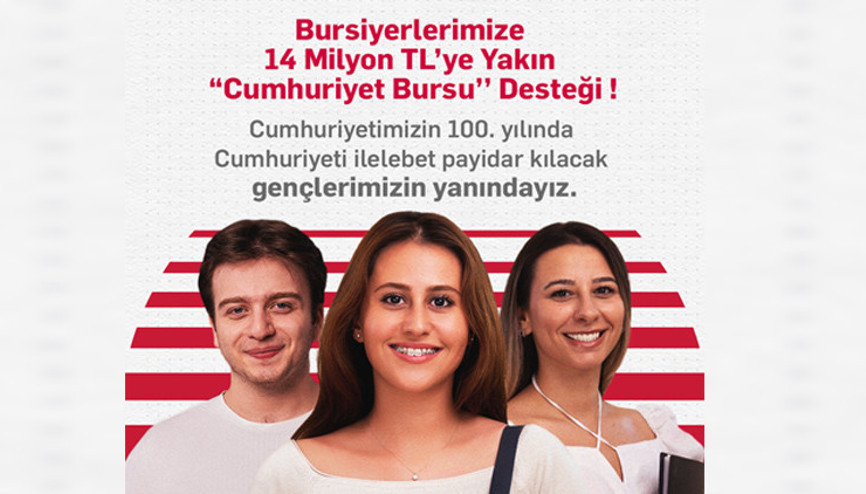 TEV’den Cumhuriyet bursu