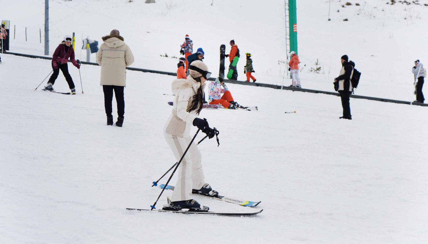 Kayak merkezleri yeni yıl için doldu