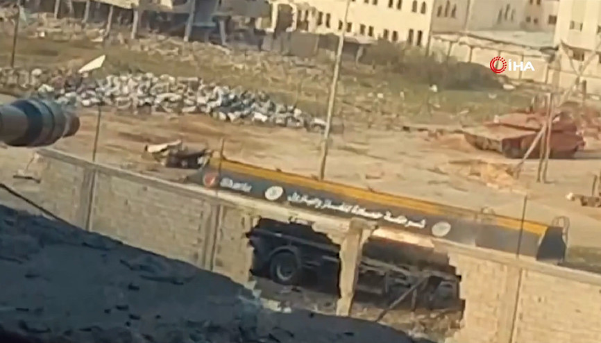 Kassam Tugayları’ndan İsrail’e ait zırhlı araçlara roket saldırısı