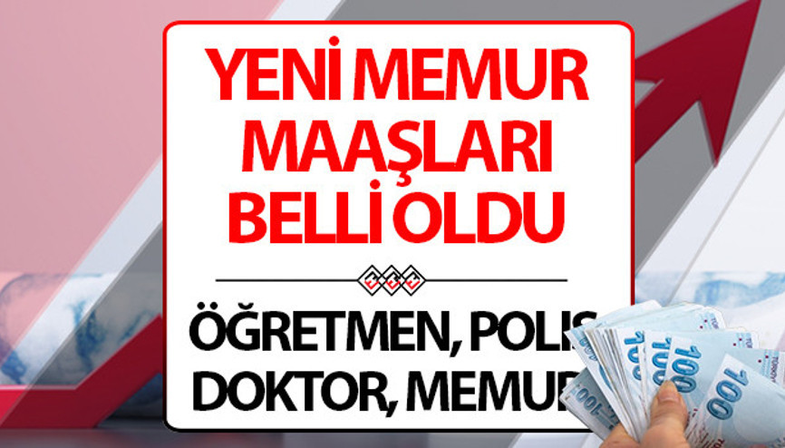 MEMUR MAAŞ ZAMMI 2024 HESAPLAMASI (Memur maaşlarına yüzde kaç zam yapıldı) | İşte, öğretmen, polis, hemşire, doktor, mühendis ve tüm memurların maaş zammı tablosu