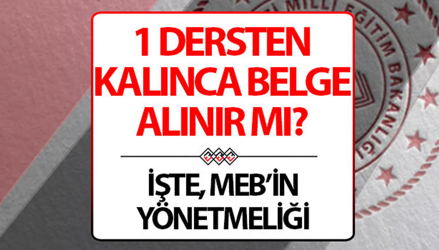 1 dersten kalınca belge alınır mı Takdir, teşekkür belgesi karnede zayıf olunca verilir mi