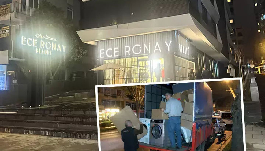 Sosyal medya fenomeni Ece Ronayın güzellik merkezine haciz