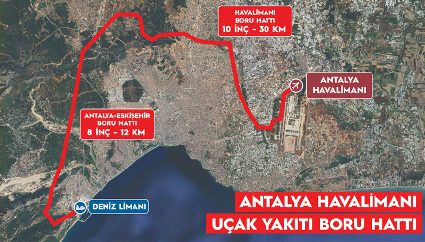 40 kilometrelik boru hattı 60 bin tankeri trafikten çekecek