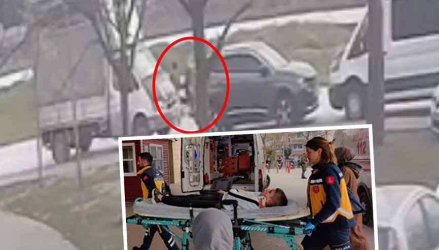 Saklambaç oynayan çocuk ölümden döndü Sürücü kaçtı... O anlar kamerada