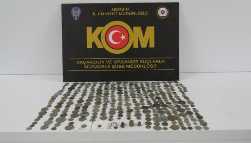 Mersinde tarihi eser kaçakçılığı operasyonu