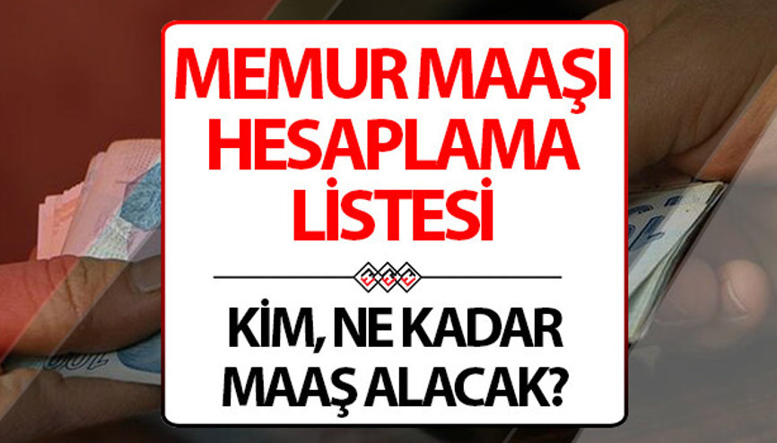 2024 MEMUR MAAŞ ZAMMI HESAPLAMA TABLOSU (15 OCAK) | Kalem kalem memur maaşları belli oldu 2024 memur maaşı ne kadar olacak, yüzde kaç zam yapıldı
