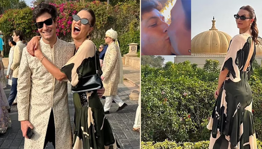 Uzak ülkede romantik kaçamak... Kayınvalideye inat aşk öpücüğü