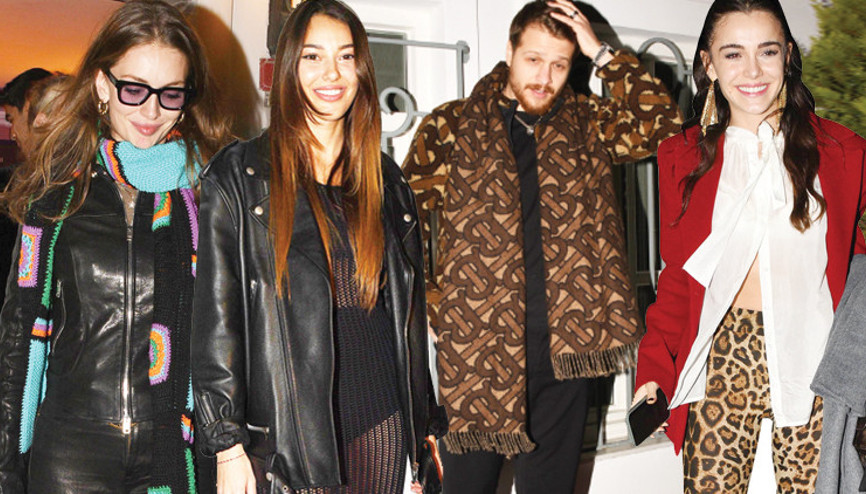 Nurgül Yeşilçay, Yasemin Allen, Dilan Çiçek Deniz...Ünlü oyuncular yeni yıl partisinde buluştu