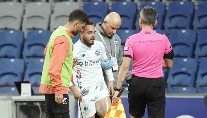 Adana Demirsporda Yusuf Sarıdan kötü haber