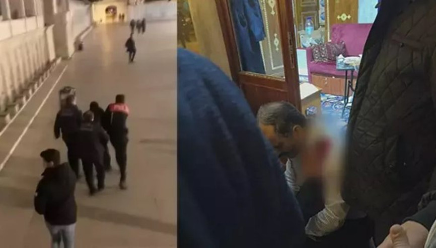 Fatih Camiinde bıçaklı saldırı: Cami imamı ve bir kişi bıçakla yaralandı Fatih Camiinde bıçaklı saldırı: Cami imamı ve bir kişi bıçakla yaralandı