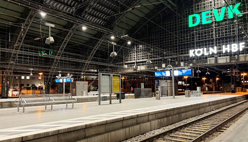 Grev başladı, istasyonlar sessizliğe büründü