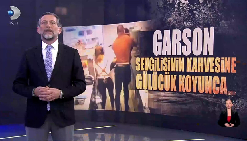 Kafede gülücük kavgası Tekme tokat saldırdı