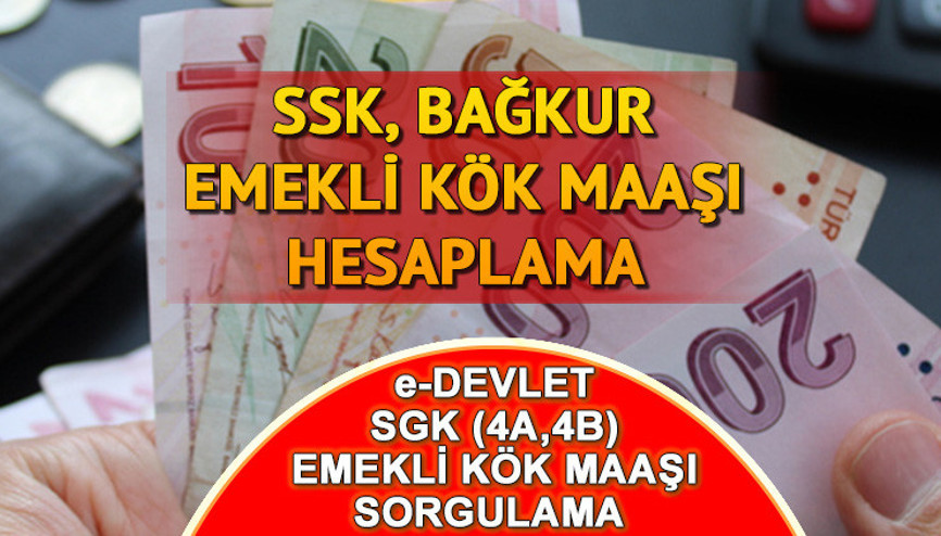 KÖK MAAŞ HESAPLAMA VE ÖĞRENME EKRANI (e-DEVLET) || 2024 Kök maaş nasıl bulunur, nereden sorgulanır Kök maaşa göre emekli zammı ne kadar olacak İşte detaylı zam tablosu... KÖK MAAŞ HESAPLAMA VE ÖĞRENME EKRANI (e-DEVLET) || 2024 Kök maaş nasıl bulunur, nereden sorgulanır Kök maaşa göre emekli zammı ne kadar olacak İşte detaylı zam tablosu...