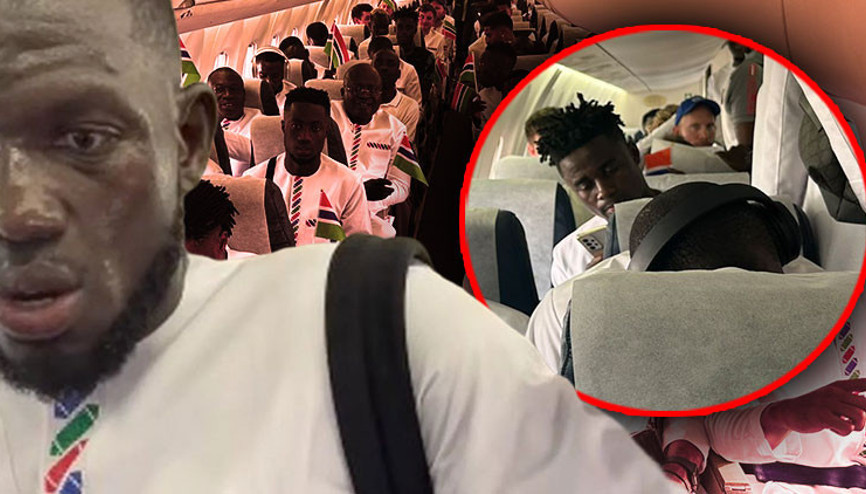 Gambiya Milli Takımının uçağında korkutan dakikalar Futbolcular bayıldı, Beşiktaşlı Omar Colley zor anlar yaşadı...